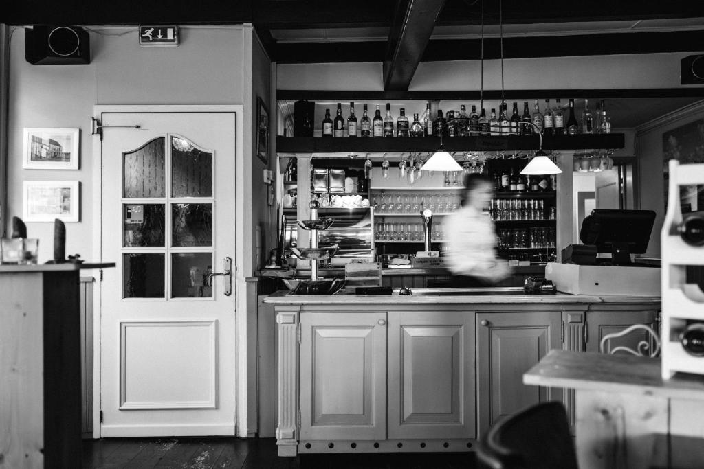 Lounge nebo bar v ubytování Hotel Restaurant De Stadsherberg