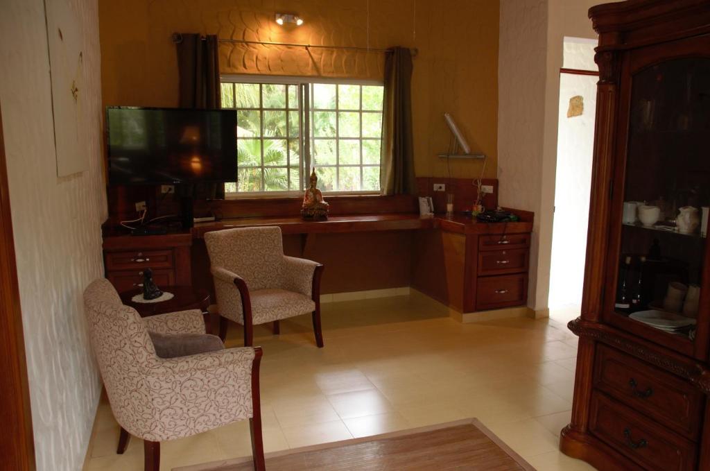 Kuchyň nebo kuchyňský kout v ubytování Cabaña Villa Victoria