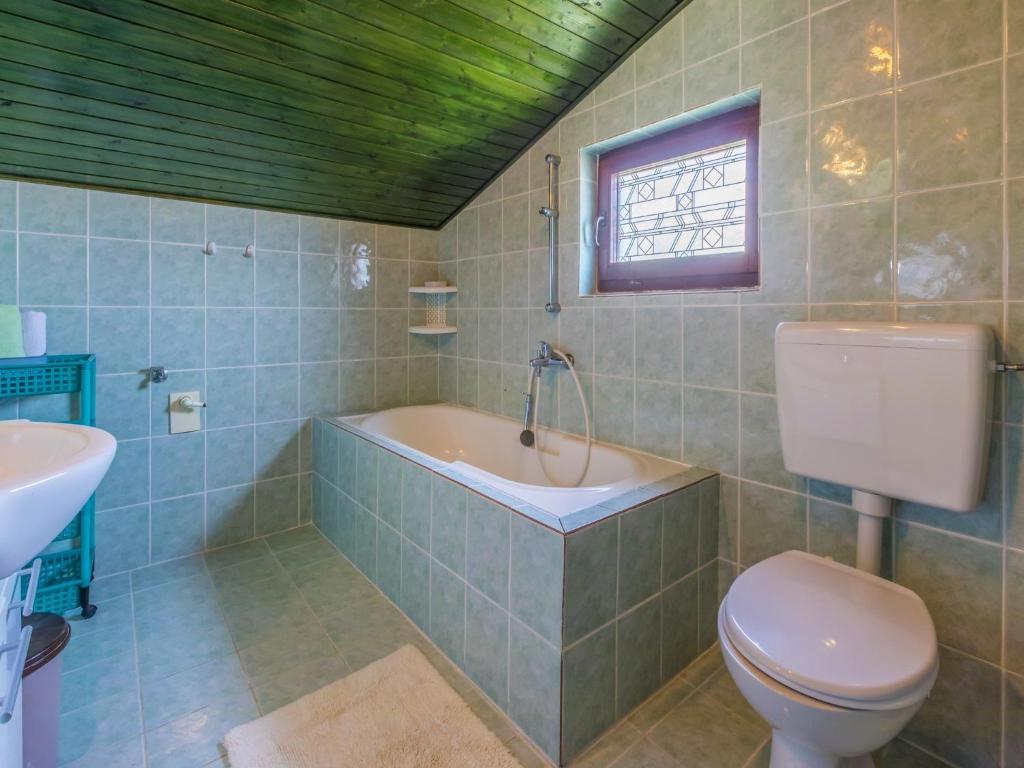 Koupelna v ubytování Apartment Heriban