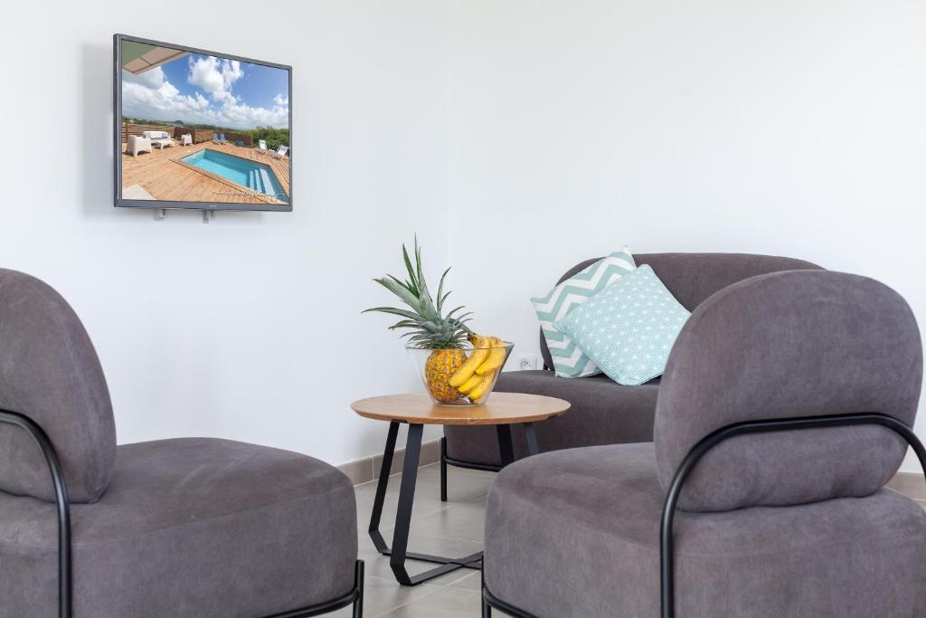 Posezení v ubytování SeaCove & SeaSide Villas, classées 4 étoiles