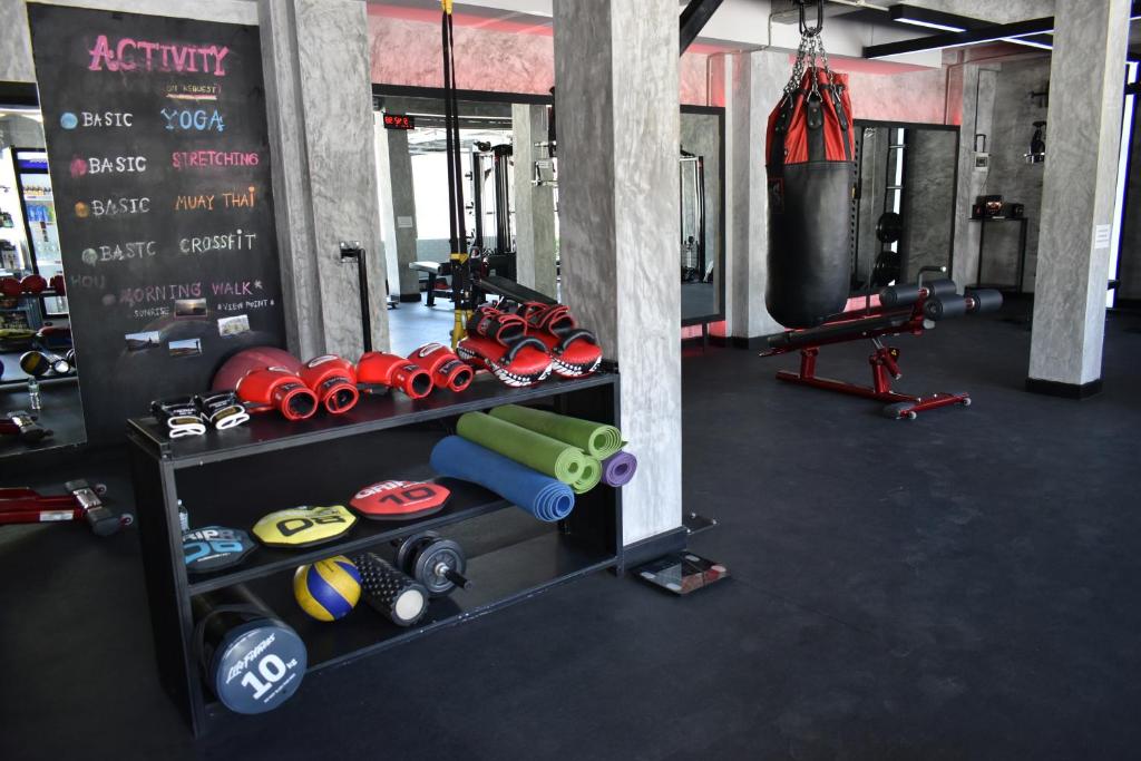 Fitness centrum a/nebo fitness zařízení v ubytování Phangan Bayshore Resort Koh Phangan