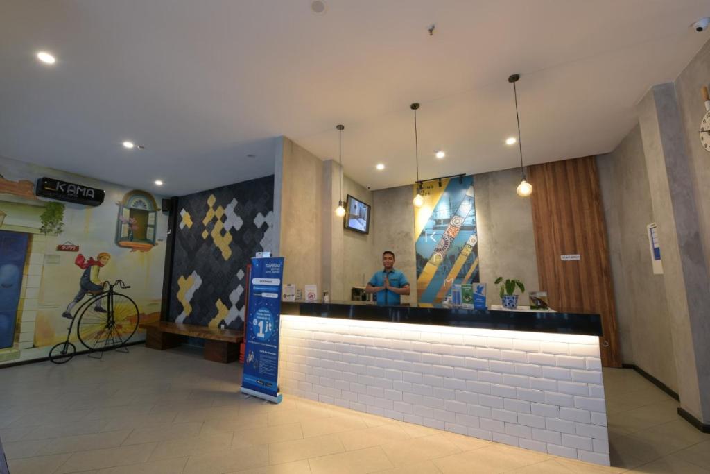 Vstupní hala nebo recepce v ubytování Kama Hotel