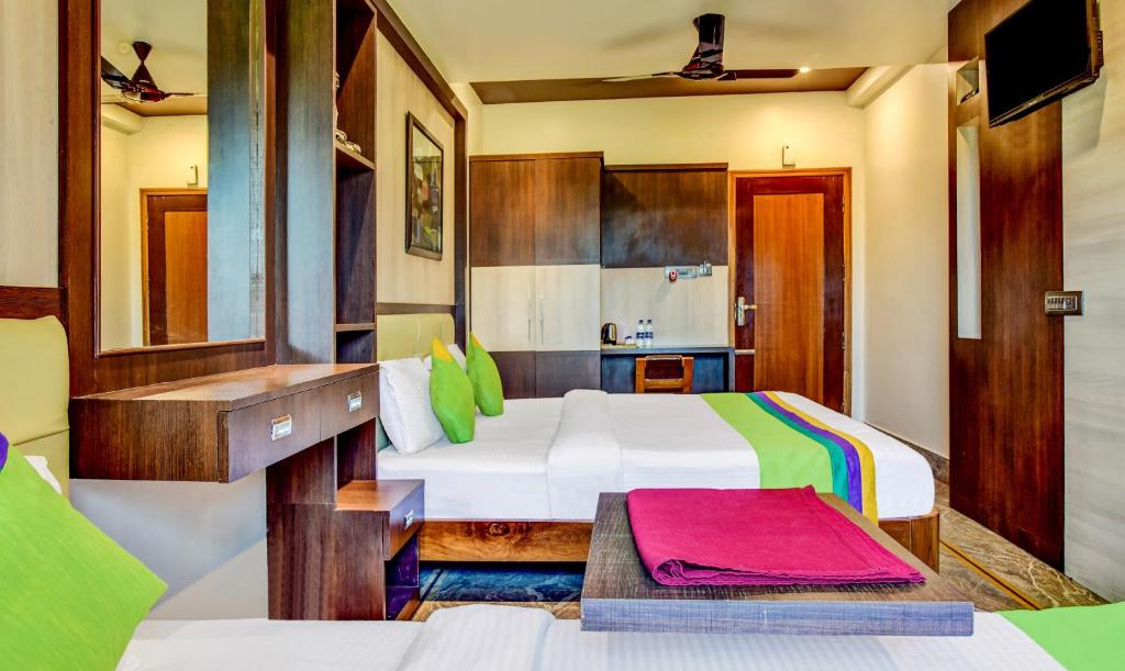 TV a/nebo společenská místnost v ubytování Itsy Hotels The Villa Retreat
