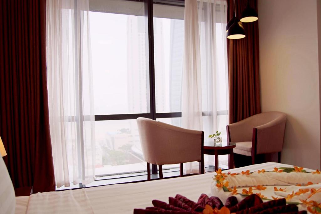 Posezení v ubytování Da Nang Han River Hotel
