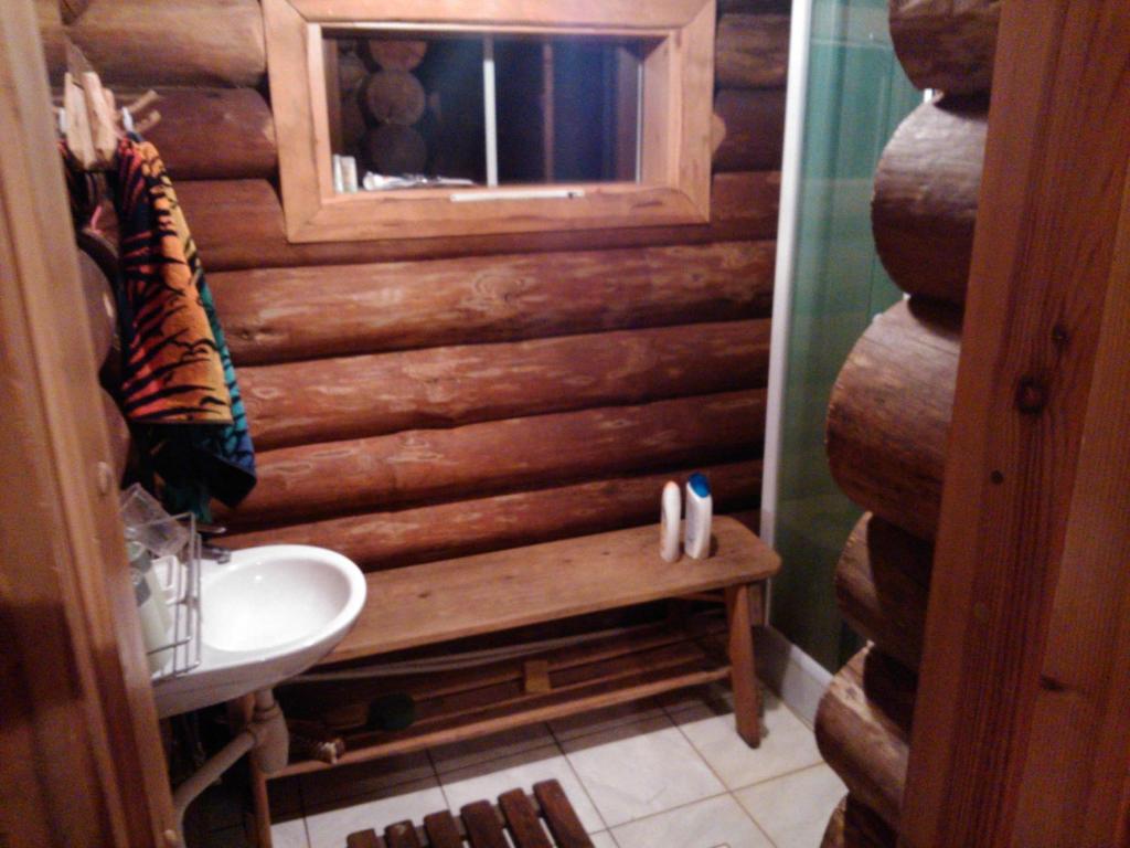 Koupelna v ubytování Hundi Holiday House