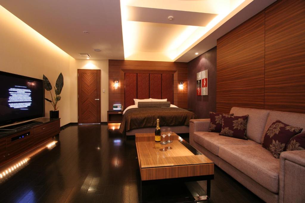 Posezení v ubytování HOTEL W-PREMIUM -W GROUP HOTELS and RESORTS-