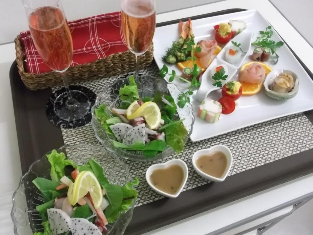 Jídlo v hodinového hotelu nebo okolí