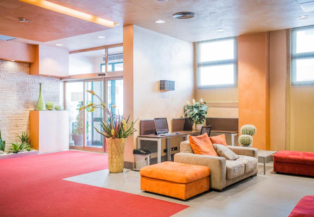 Posezení v ubytování Albergo Athenaeum