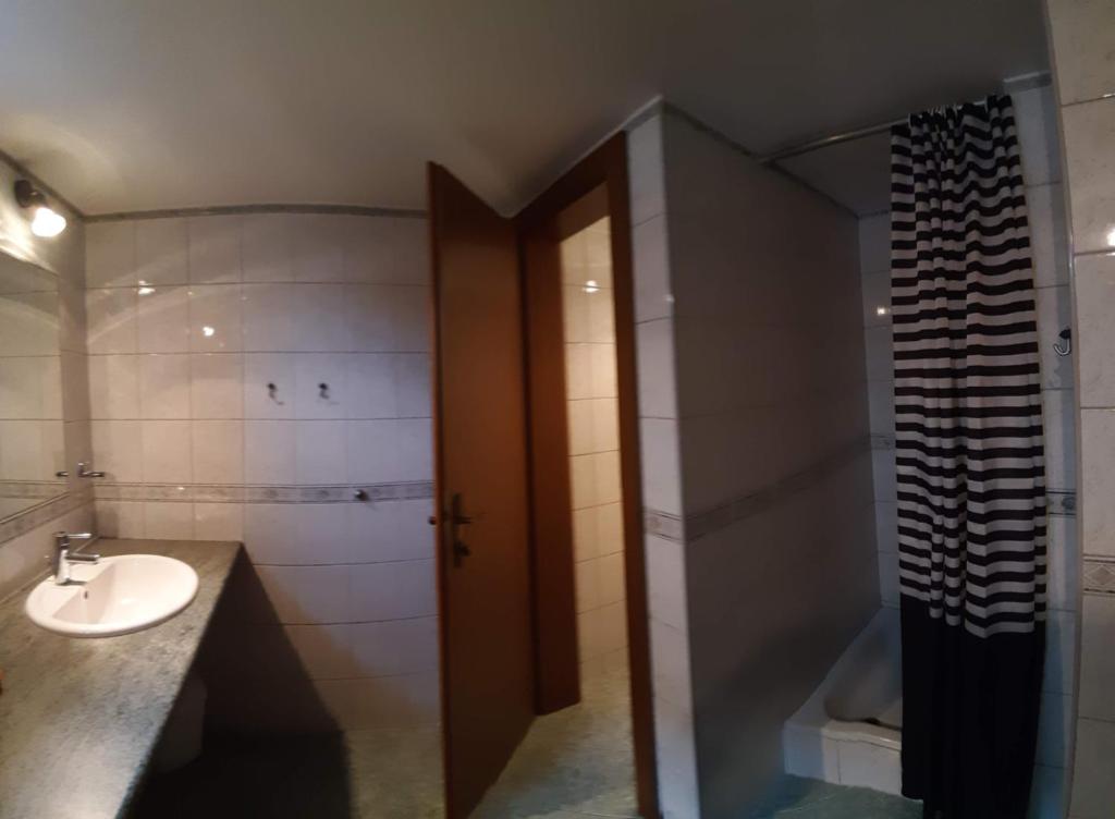 Koupelna v ubytování Appartements Königshofer