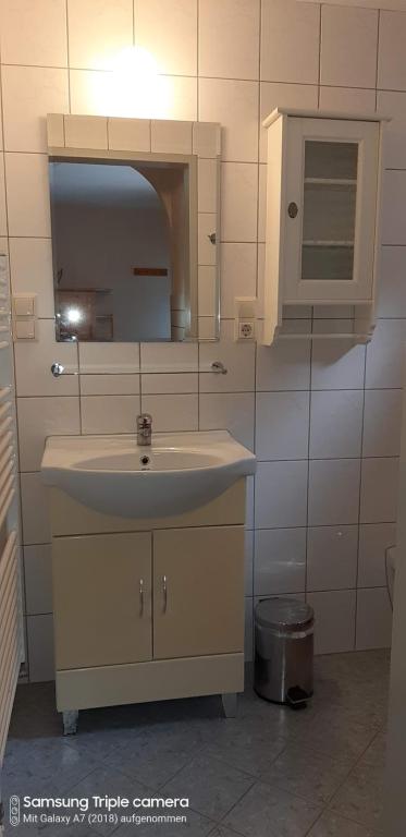 Koupelna v ubytování Appartements Königshofer