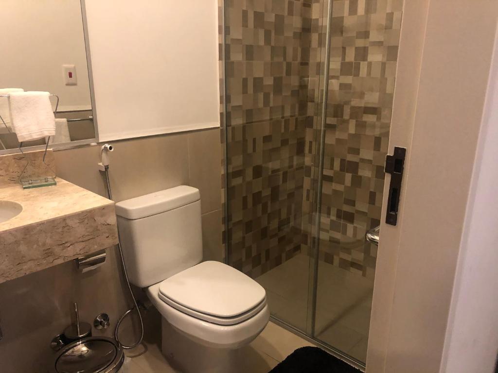 Koupelna v ubytování Asuncion Gracia Suites