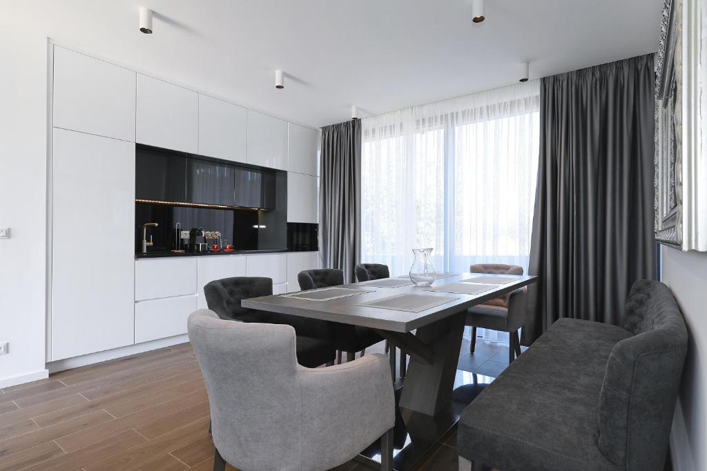 Kuchyň nebo kuchyňský kout v ubytování Homes4you K4