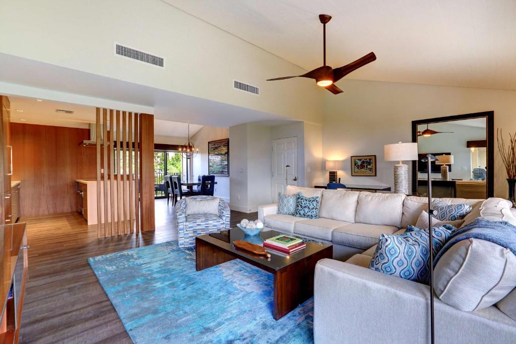 Posezení v ubytování Wailea Beach Villas