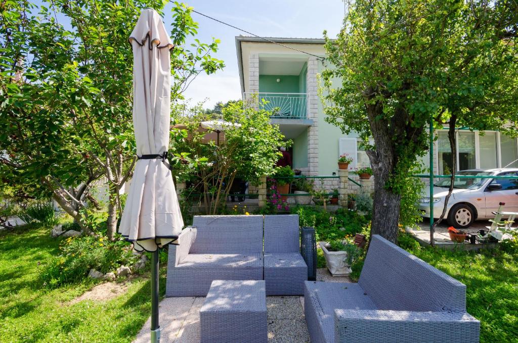 Zahrada ubytování Apartments Ruzica