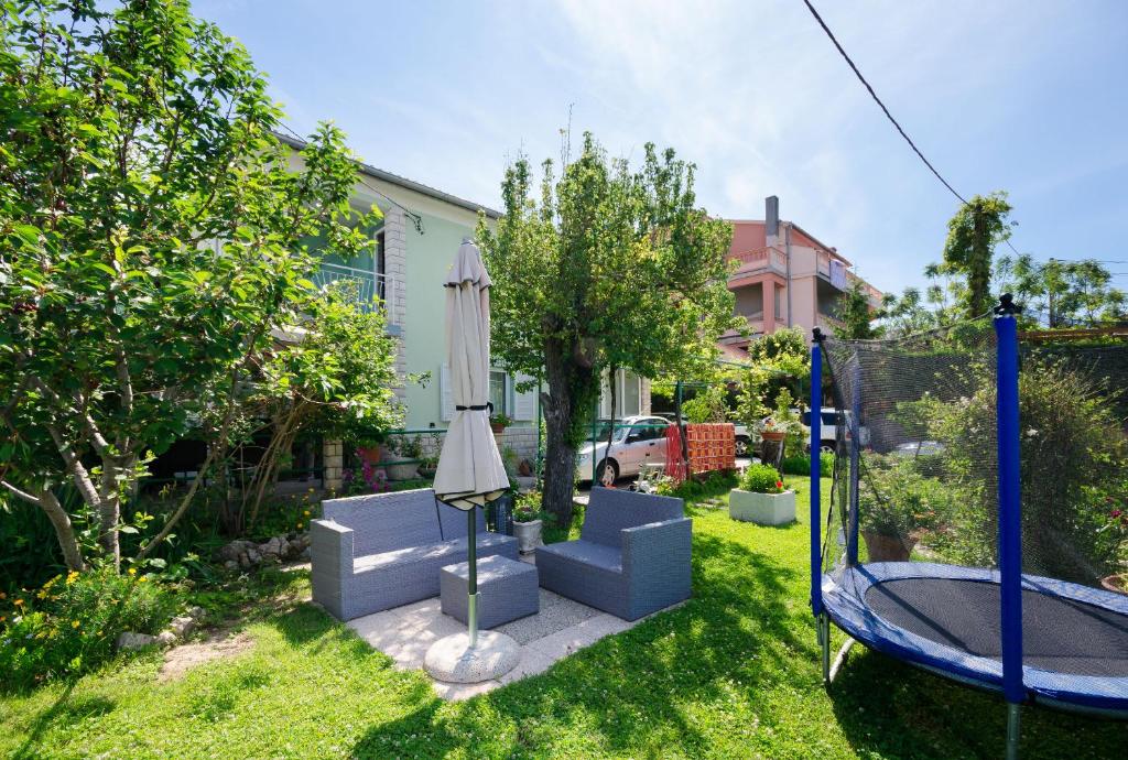 Zahrada ubytování Apartments Ruzica