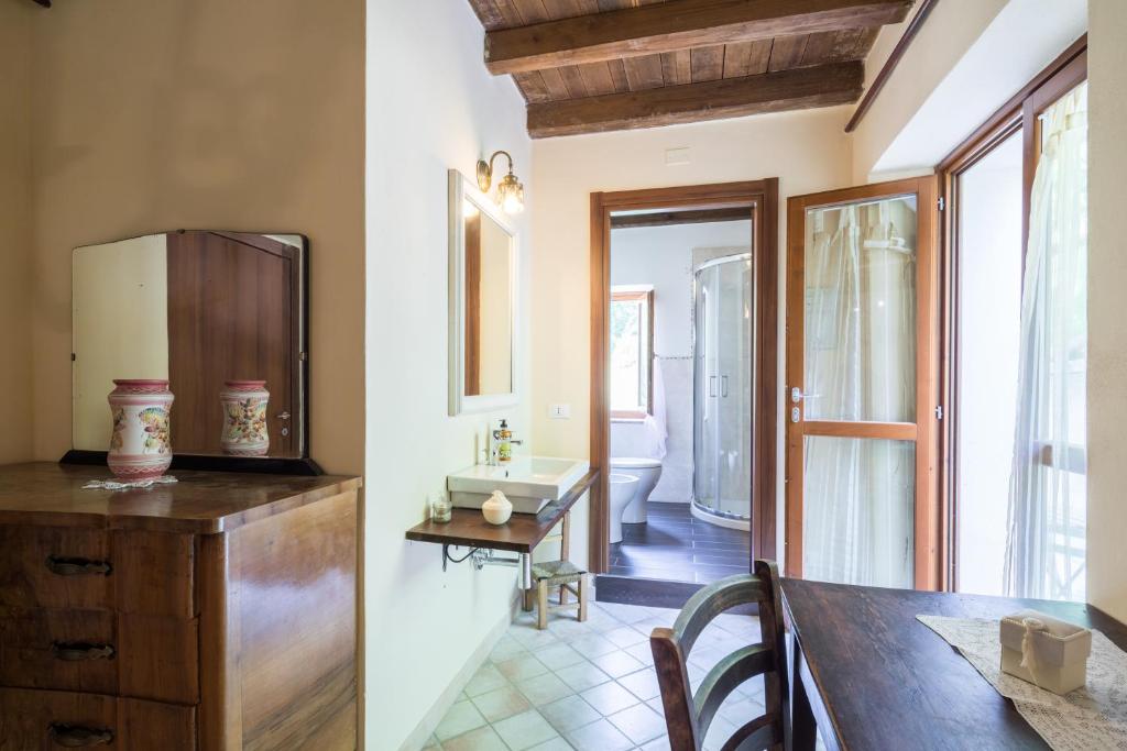 Część wypoczynkowa w obiekcie Agriturismo di là dall'Acqua