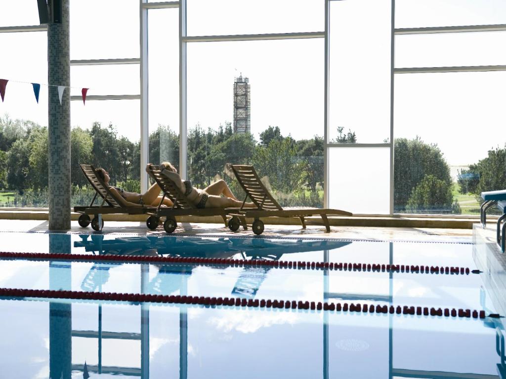 Bazén v ubytování Spa Tervis nebo v jeho okolí