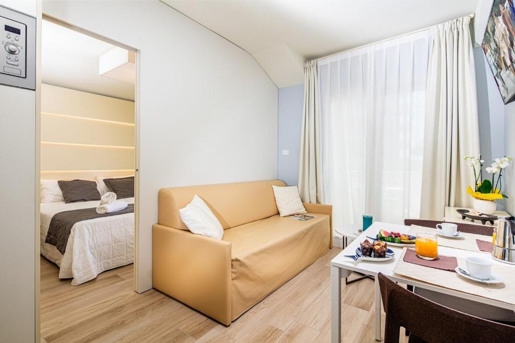 Posezení v ubytování Aparthotel Touring