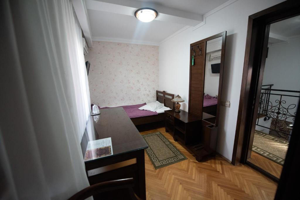 Postel nebo postele na pokoji v ubytování Pension Arena