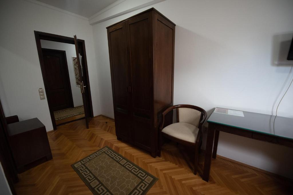 Postel nebo postele na pokoji v ubytování Pension Arena