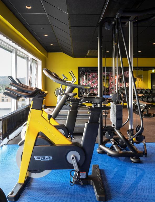 Fitness centrum a/nebo fitness zařízení v ubytování Thon Hotel Alta