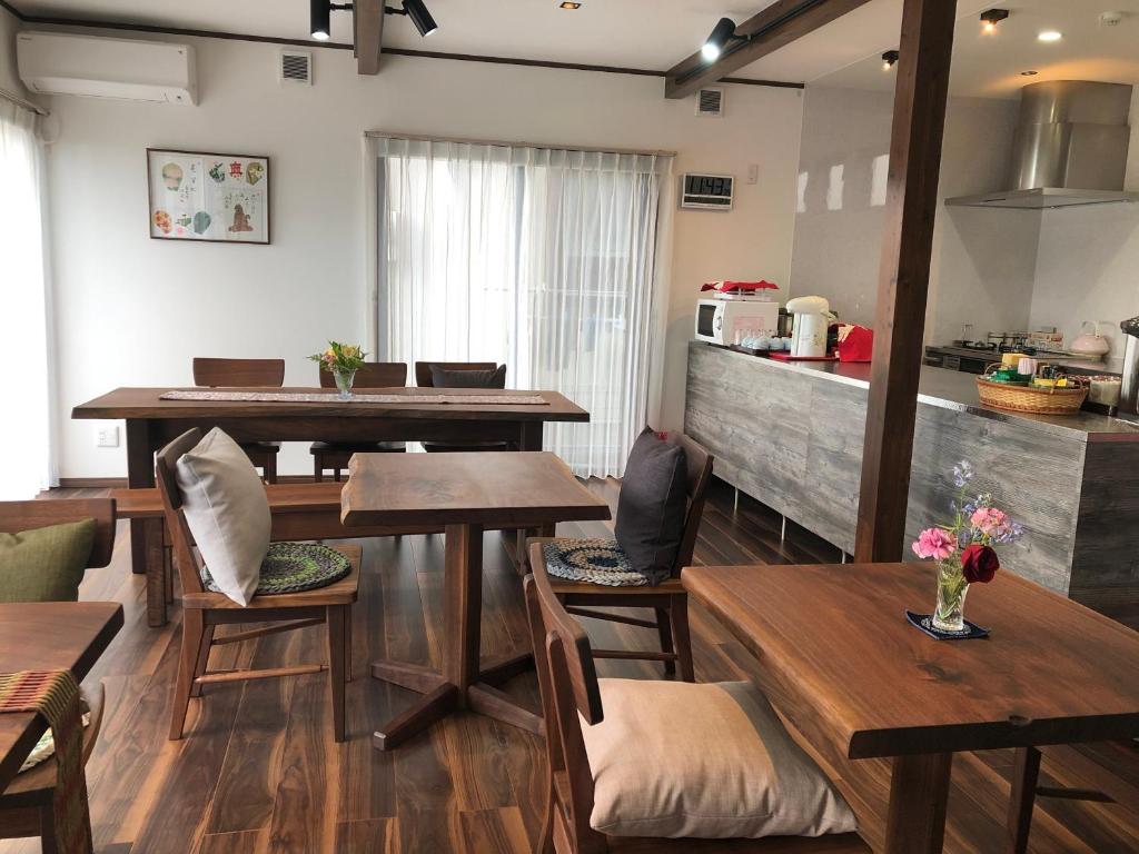 Cucina o angolo cottura di ゲストハウス奈良庵 Nara An