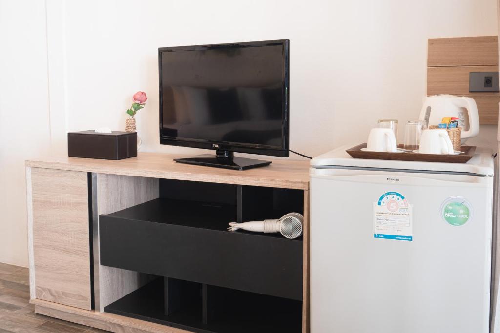 Kuchyň nebo kuchyňský kout v ubytování The C Samet Beach Resort SHA Plus