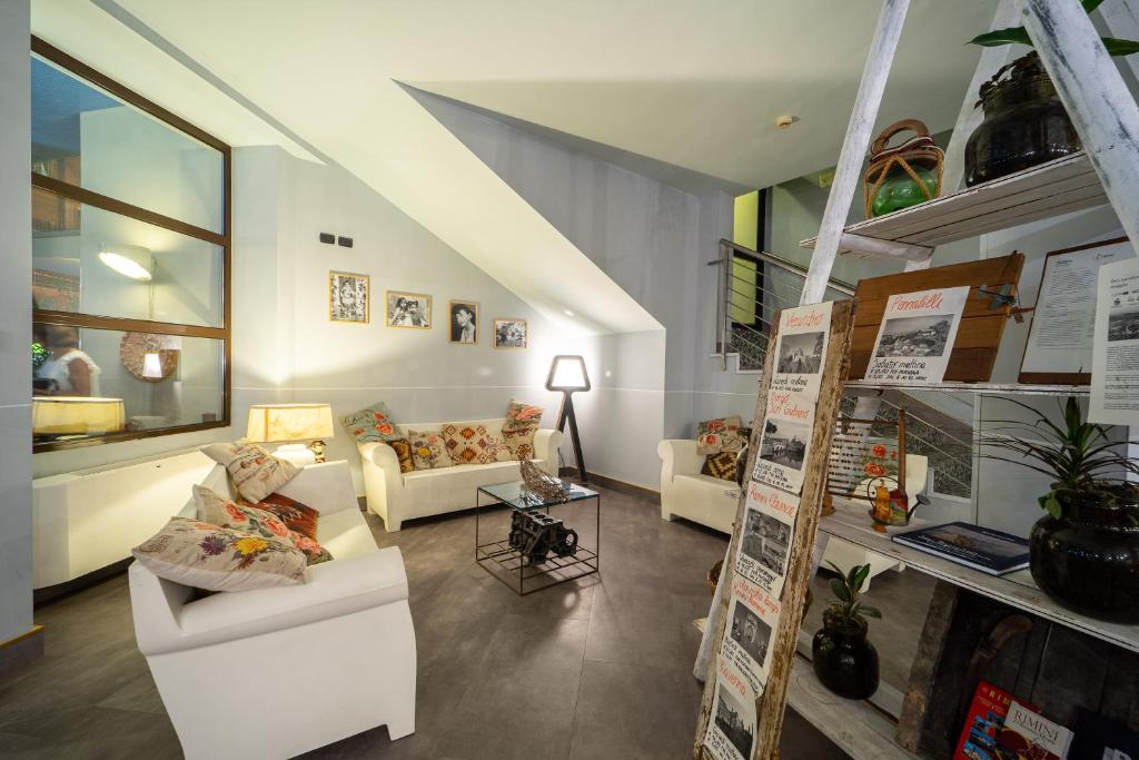Posezení v ubytování Hotel Corallo Rimini
