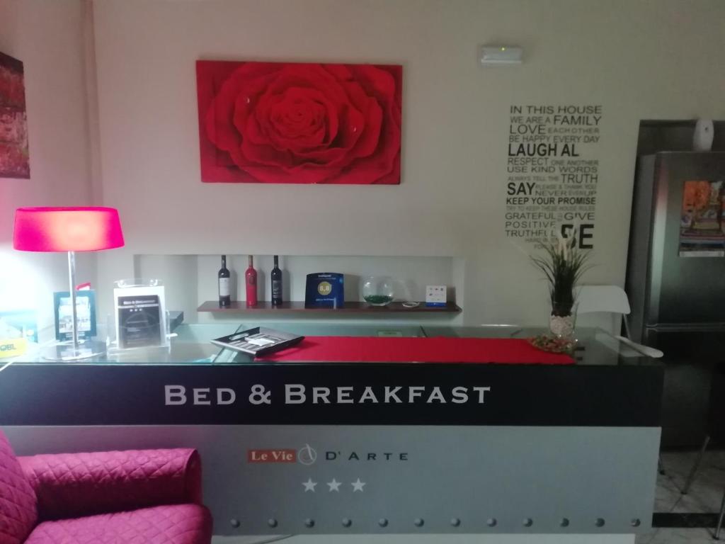 Posteľ alebo postele v izbe v ubytovaní B&B Le Vie D'Arte