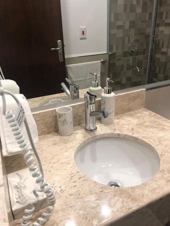 Koupelna v ubytování Asuncion Gracia Suites