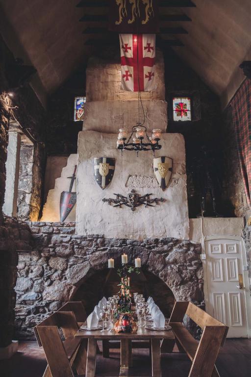 Posezení v ubytování Maryculter House