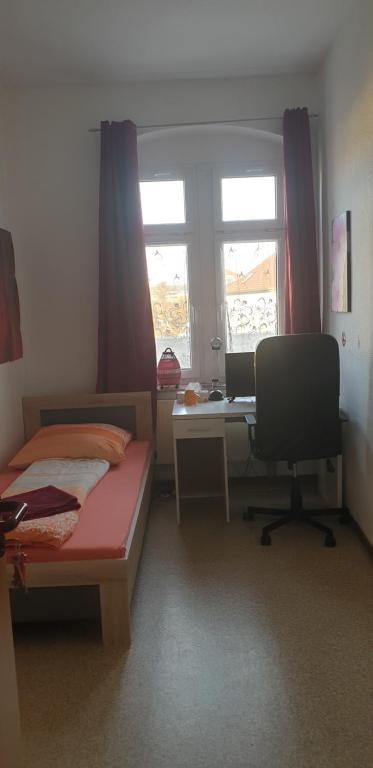 Postel nebo postele na pokoji v ubytování Gasthaus Pavillon