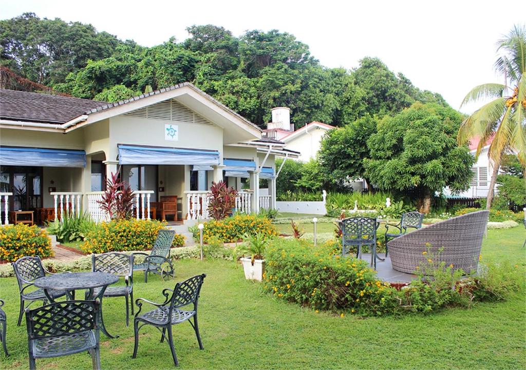 Zahrada ubytování Le Relax Hotel and Restaurant