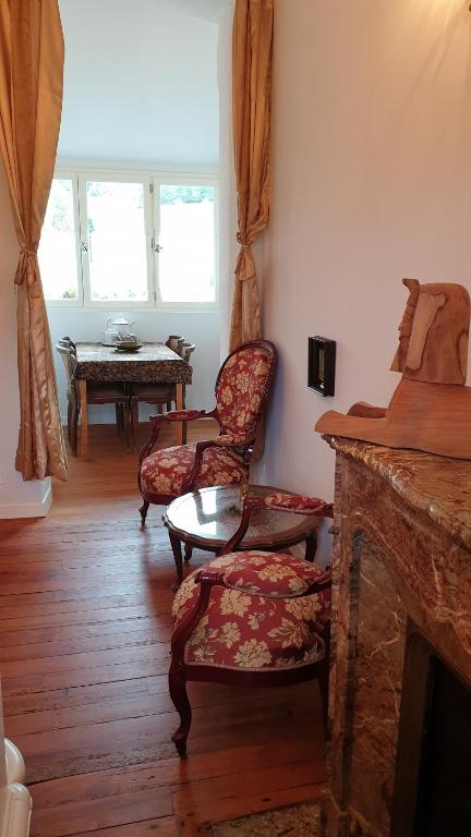 Posezení v ubytování Petit Château
