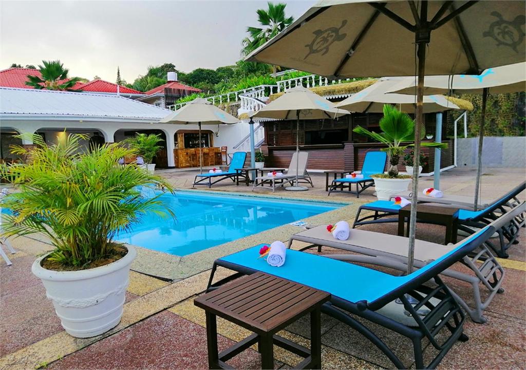 Bazén v ubytování Le Relax Hotel and Restaurant nebo v jeho okolí
