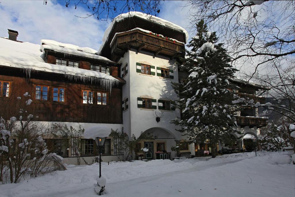 Romantikhotel Almtalhof v zimě