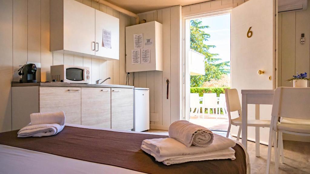 Kuchyň nebo kuchyňský kout v ubytování Hotel Venezia Park - ENJOY HOLIDAY