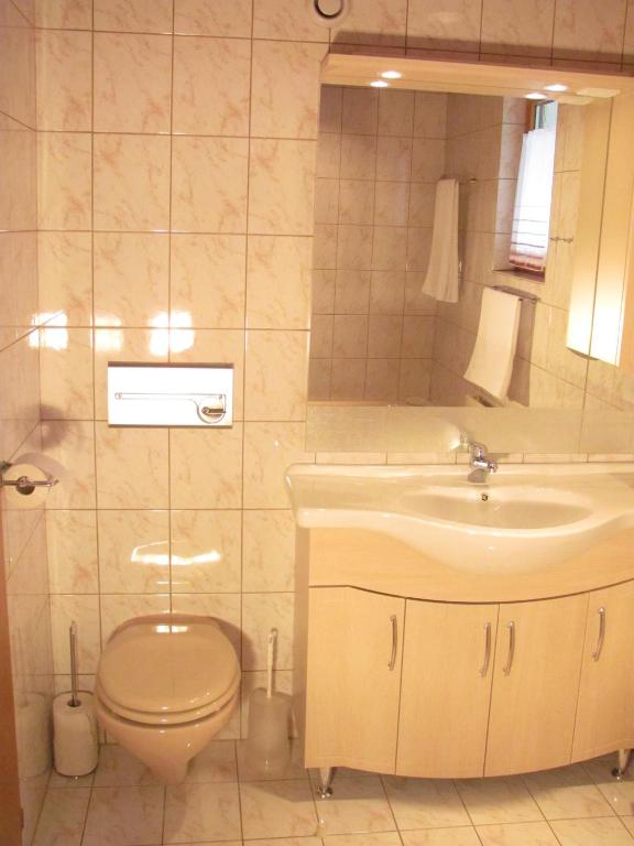 Koupelna v ubytování Ferienwohnung Argus Monika