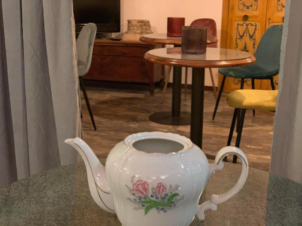 Príslušenstvo na prípravu kávy alebo čaju v ubytovaní Hotel Ficocle