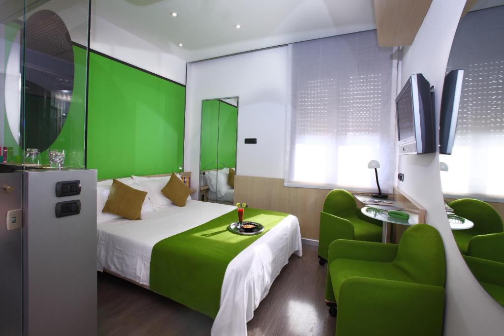 TV a/nebo společenská místnost v ubytování Hotel Mediolanum