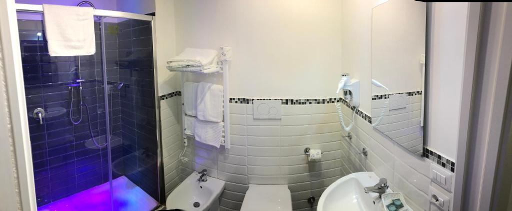 A bathroom at CIVICO 29