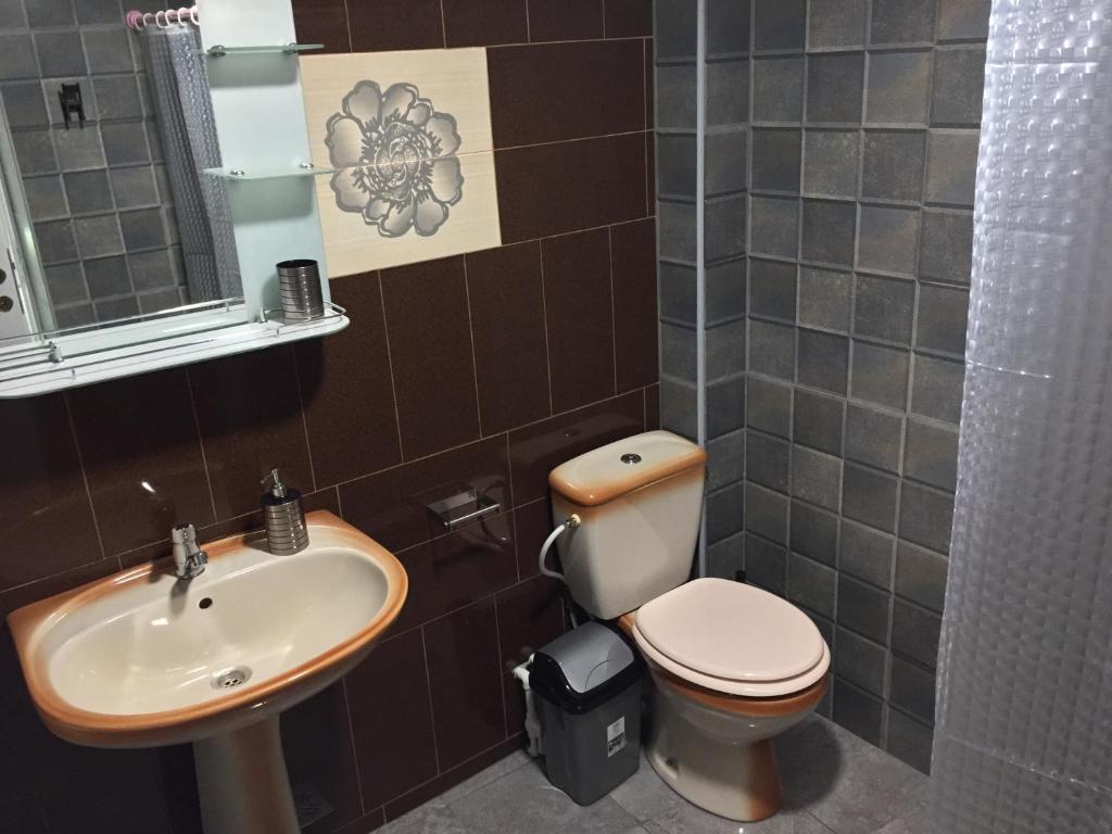 Koupelna v ubytování Casa Nicholas
