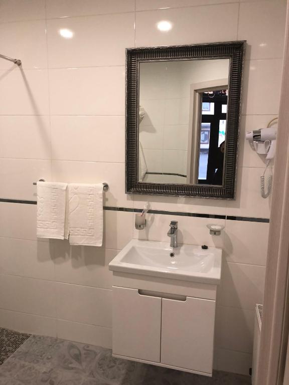 Koupelna v ubytování motel-Yasniy