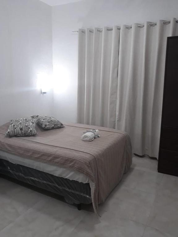 Cama o camas de una habitación en Las Salinas Hostal