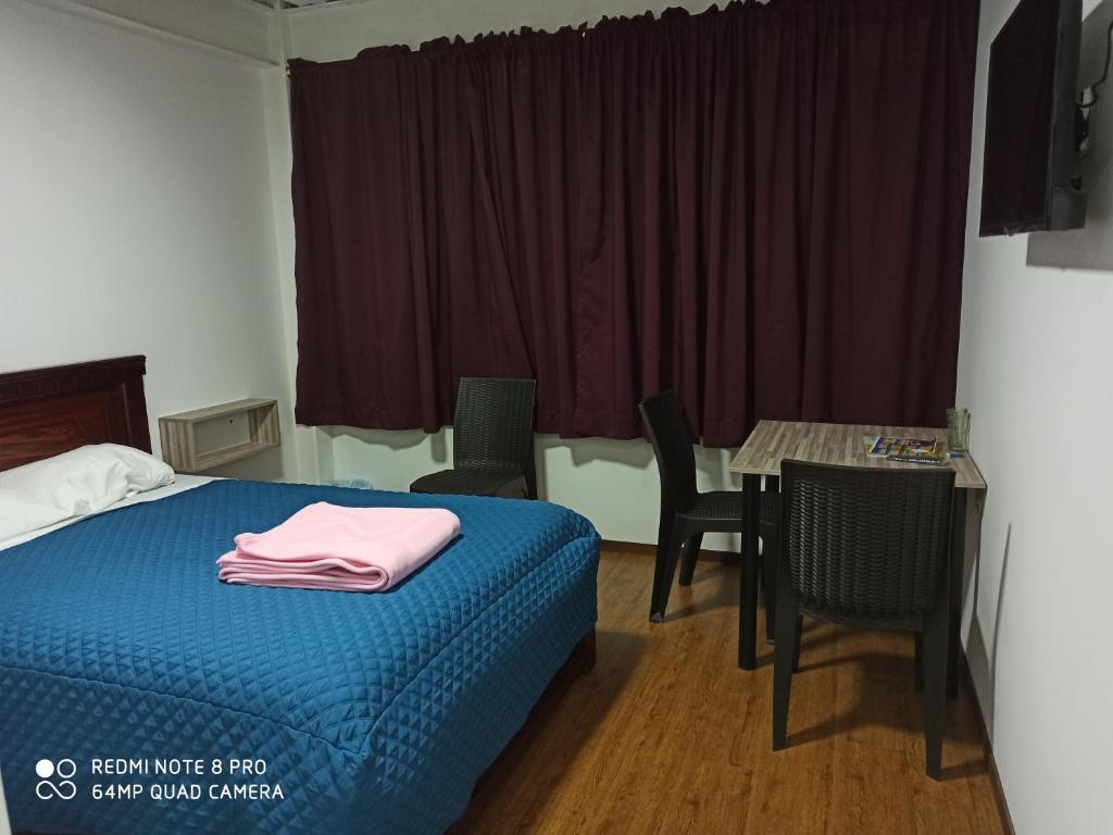 Postel nebo postele na pokoji v ubytování Habitaciones Alkimya