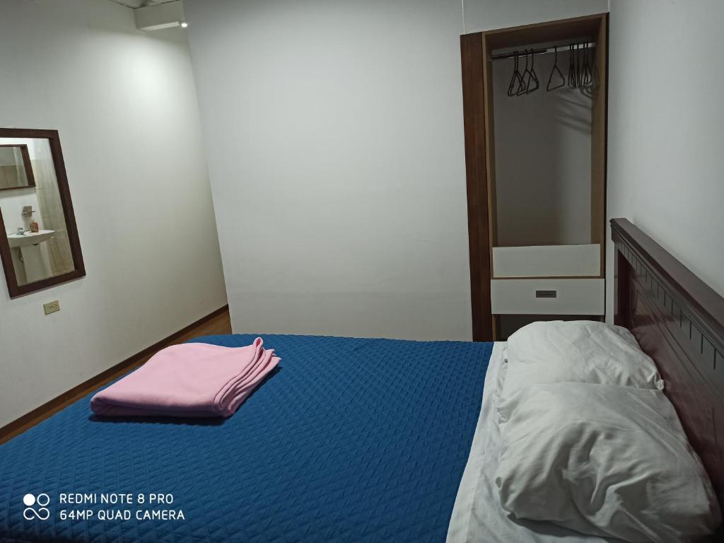 Postel nebo postele na pokoji v ubytování Habitaciones Alkimya