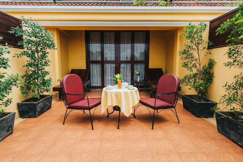 Posezení v ubytování Angkor Paradise Hotel