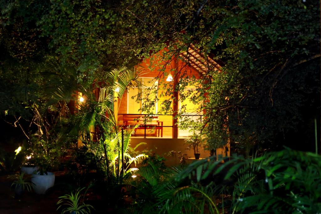 Zahrada ubytování Safari Lodge Yala