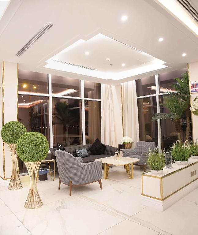Posezení v ubytování فندق قوبا إن - Quba Inn Hotel