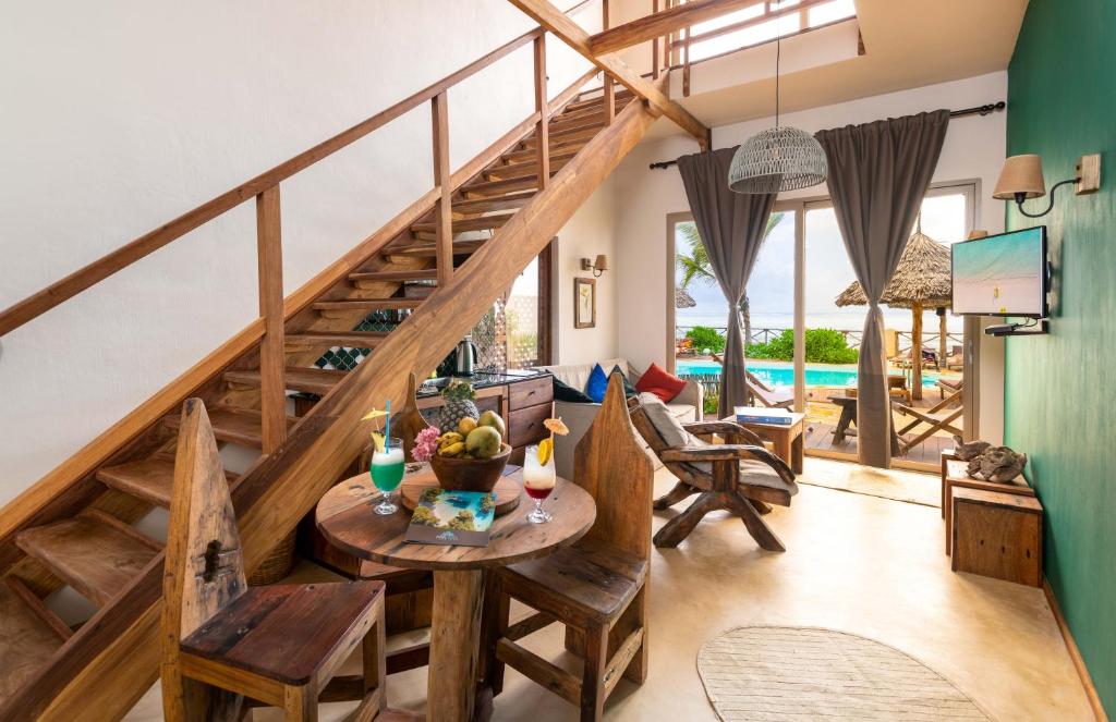 Posezení v ubytování Clove Island Villas & Spa